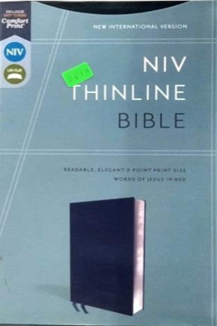 NIV Thinline Black